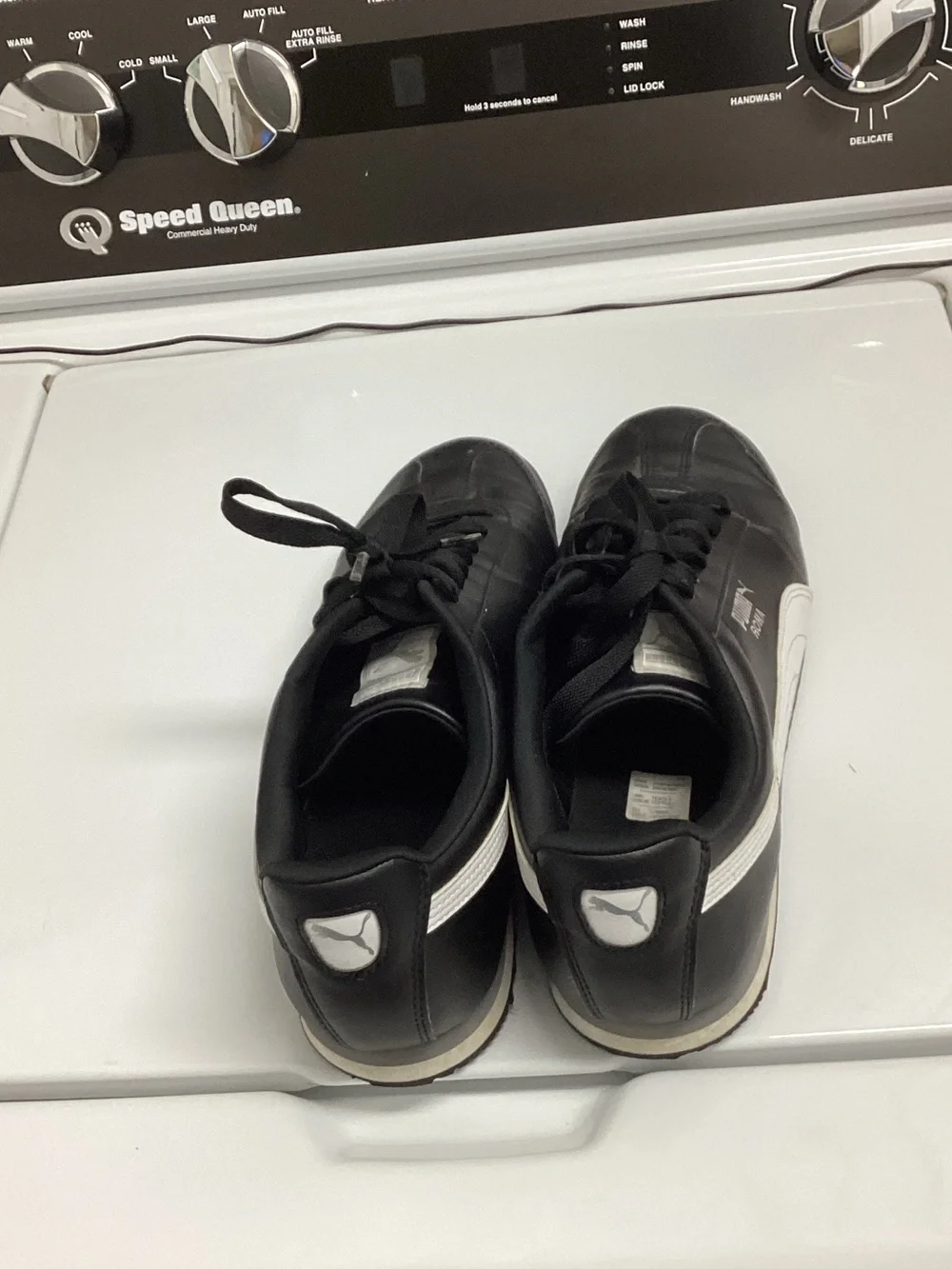 Puma Men’s Black Low-Profile Lace-Up Sneakers
